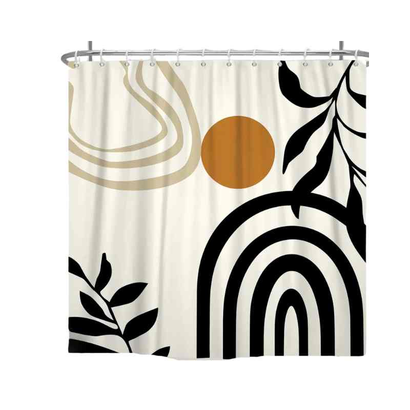 Gedy | Fogliage Rideau De Douche Peva, Finition Grise, Dimensions 200 X 120 X 0,1 Cm Et 0,255 Kg
