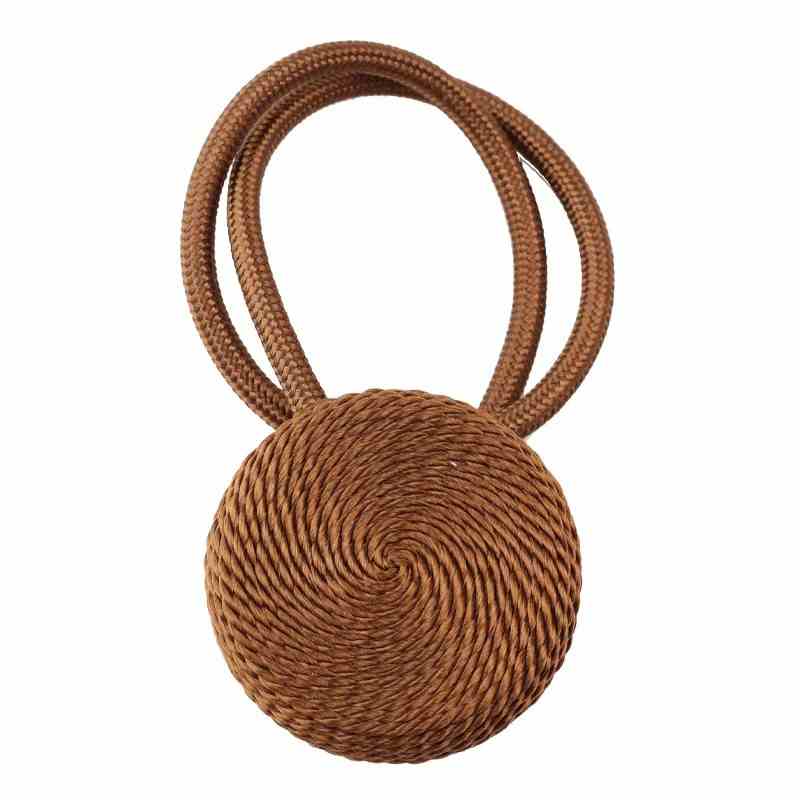 Embrasse rideau moderne Marron / 45cm