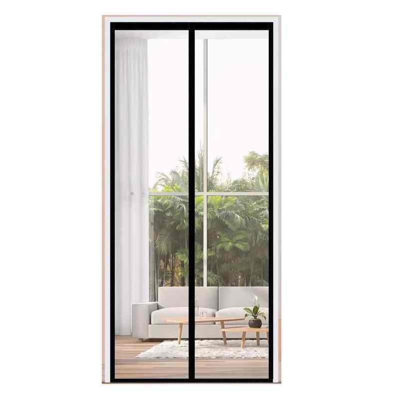 Moustiquaire porte fenêtre Noir / 85cmx210cm