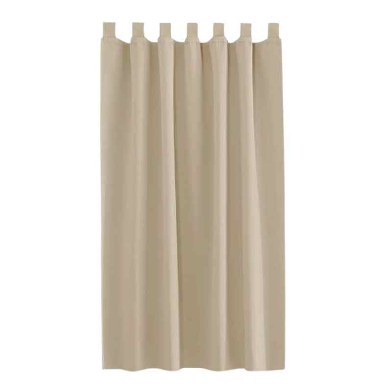 Rideau anti soleil extérieur Beige / 135x215cm / Pattes velcro