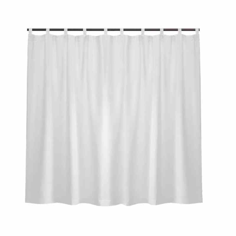 Rideau coupe vent Blanc / 254x213cm / Œillets