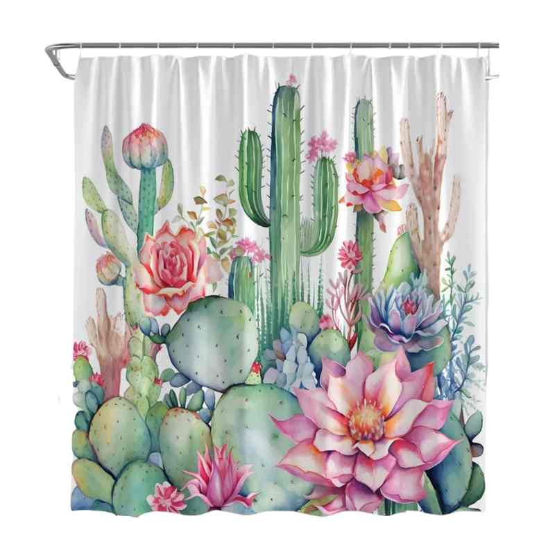 Rideau de douche anti-moisissure Multicolore / 120x180cm