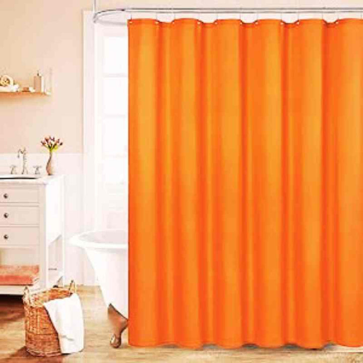 Rideau de douche orange Orange / 180x210cm