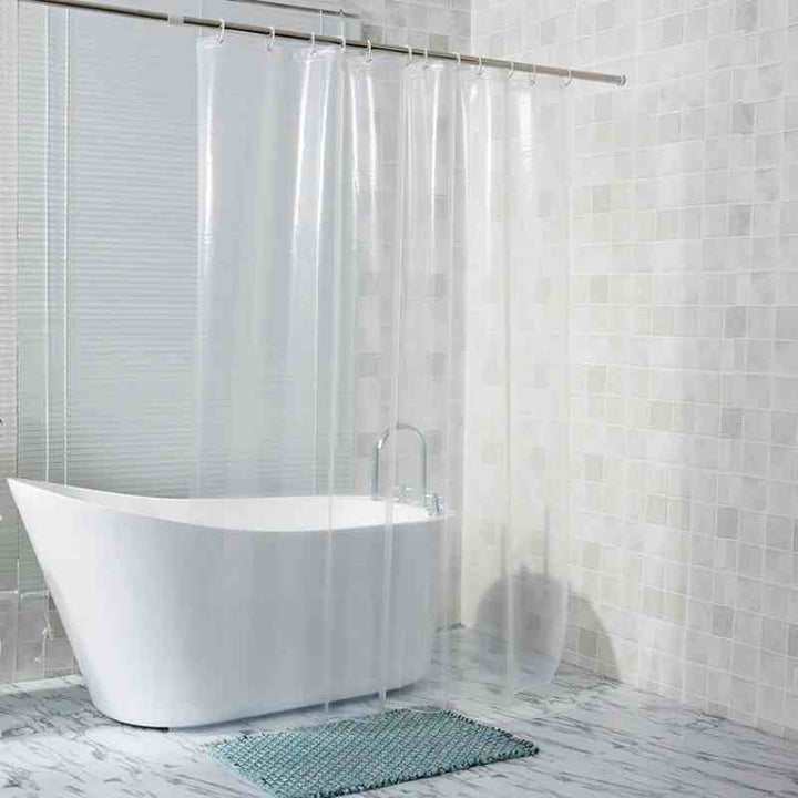 Rideau de douche PEVA Transparent / 180x180cm