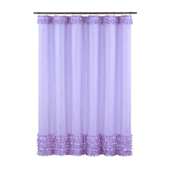 Rideau de douche tissu imperméable Mauve / 180x180cm / Polyester