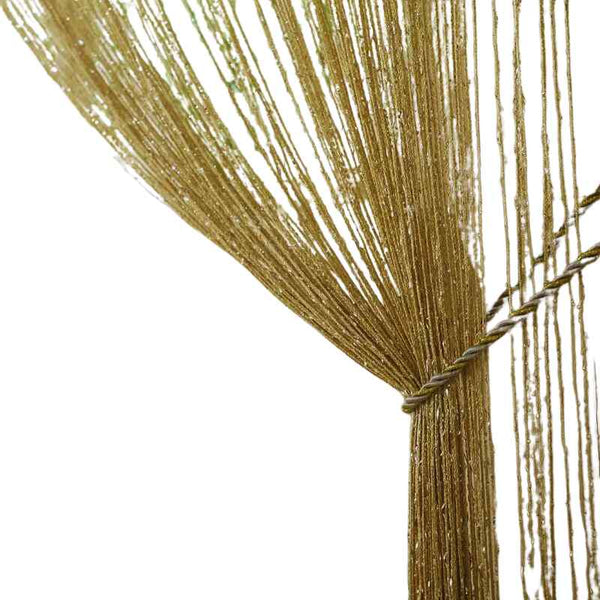 VENUSDALI Lot De 2 Embrasses Rideau Bohème Macramé – Corde De Coton Tressée Main, Style Feuille, Marron Naturel