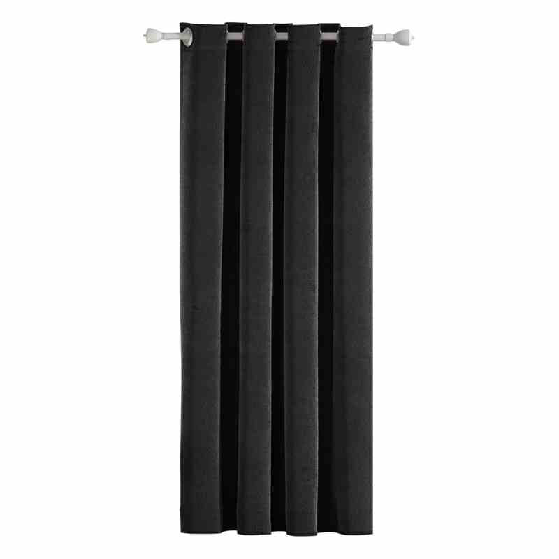 Rideau de porte isolant thermique Noir / 87x203cm / Œillets