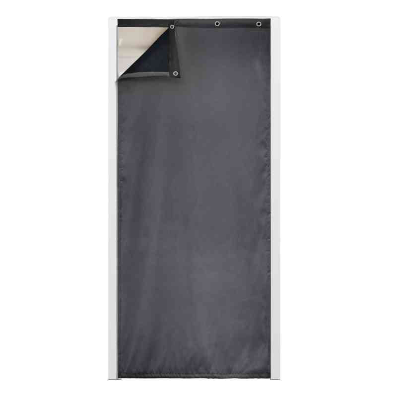 Rideau de porte thermique Gris / 82x204cm