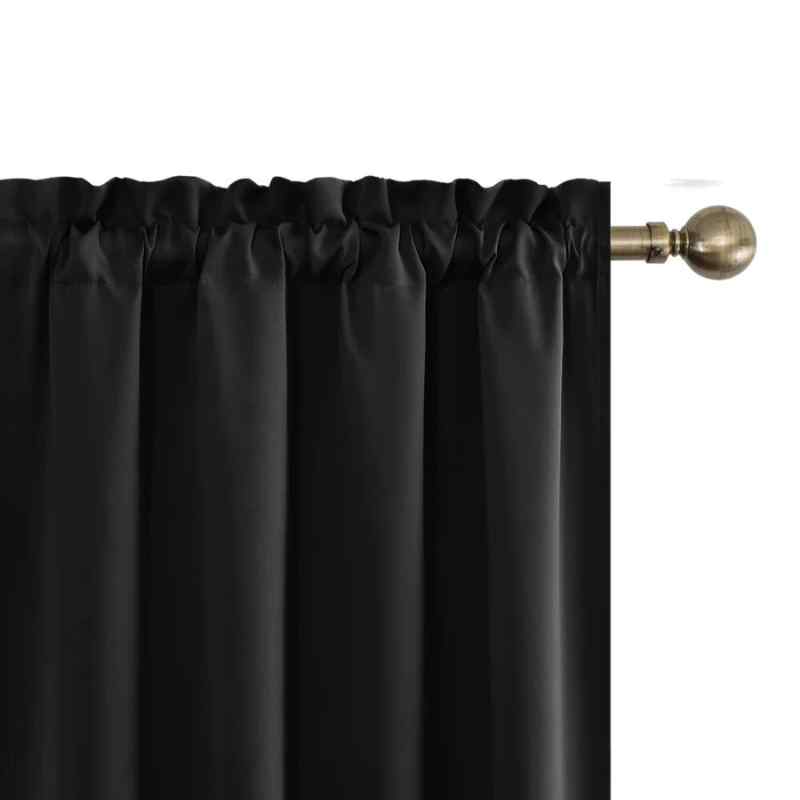 Rideau Occultant Thermiques 140X145 Cm Rideau Blanc Et Noir Dégradée Rideau Occultant Thermiques 140X145 Cm Rideau Blanc Et Noir Dégradée