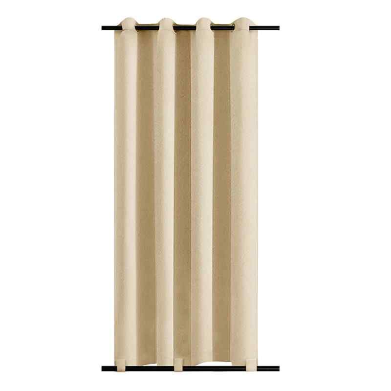 Rideau pergola extérieur Beige / 132x213cm / Œillets