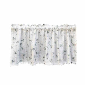 Rideau De Cuisine Court En Voile Transparent - 140 X 80 Cm - Polyester, Lavable Machine - Style Moderne Et épuré