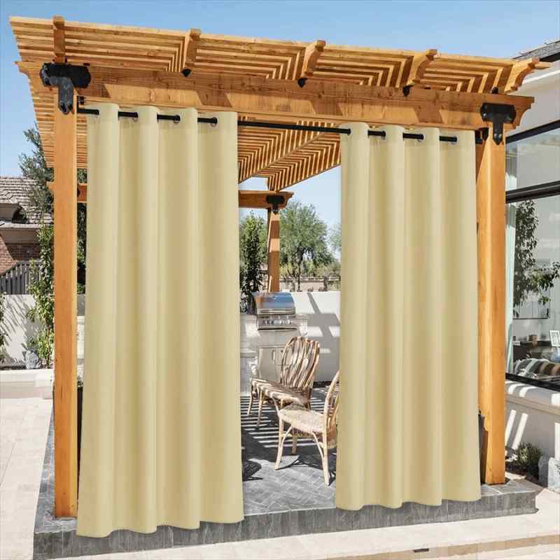 Rideaux extérieurs pergola