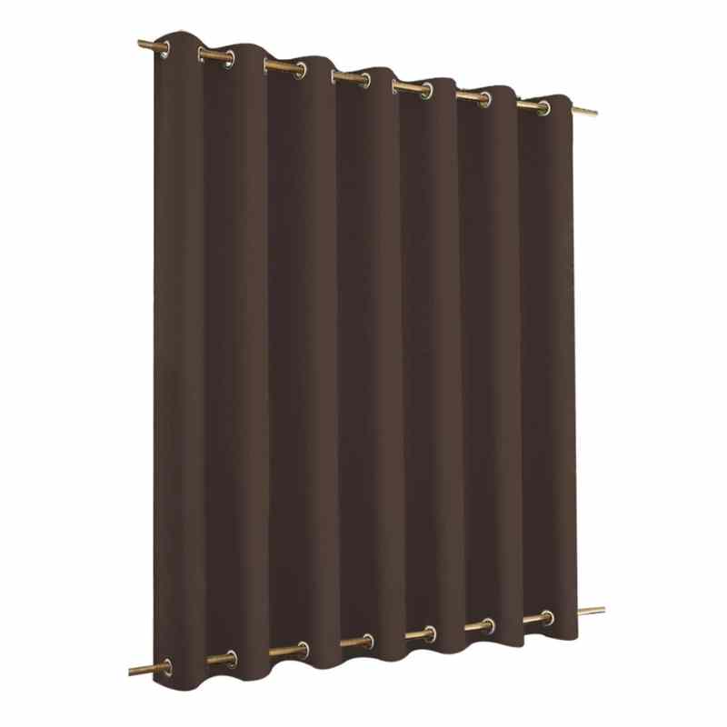 Rideaux imperméables pour pergola Marron / 254x213cm / Œillets