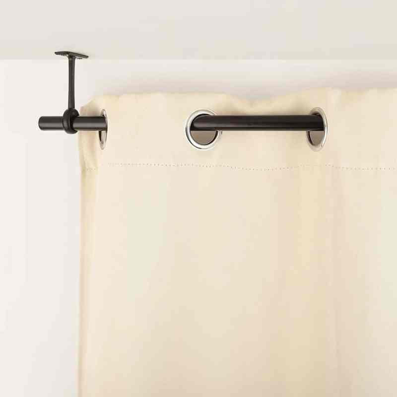 Support mural tringle rideau Noir / 2.8 cm