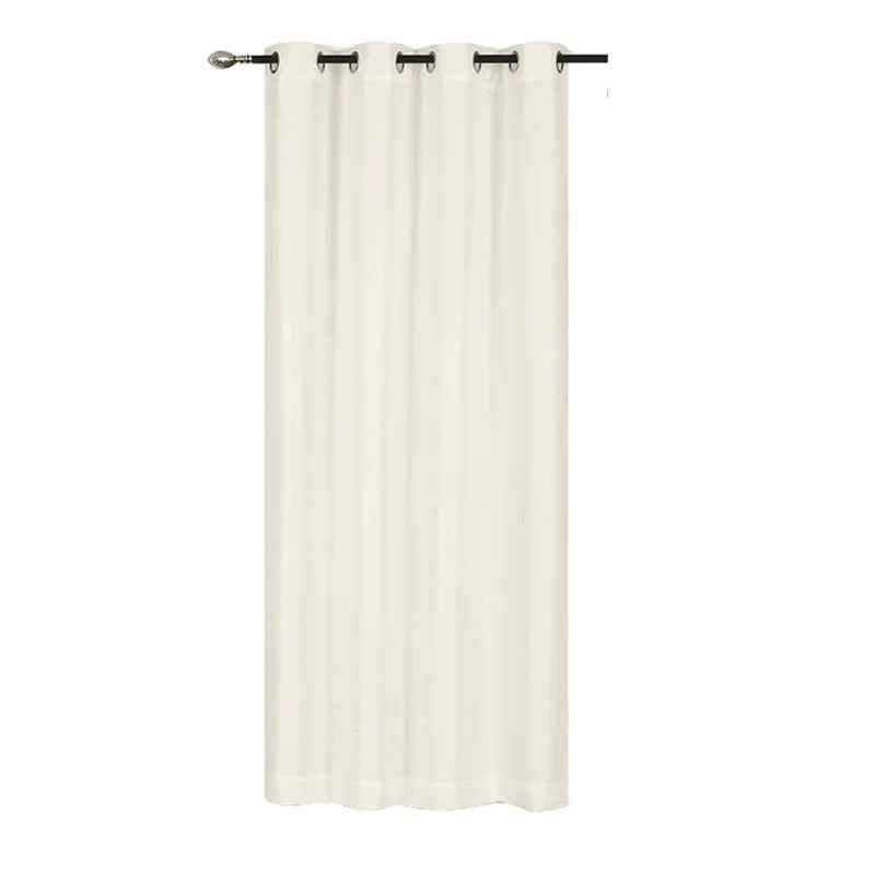 Voilage extérieur terrasse Beige / 132x244cm / Pattes velcro