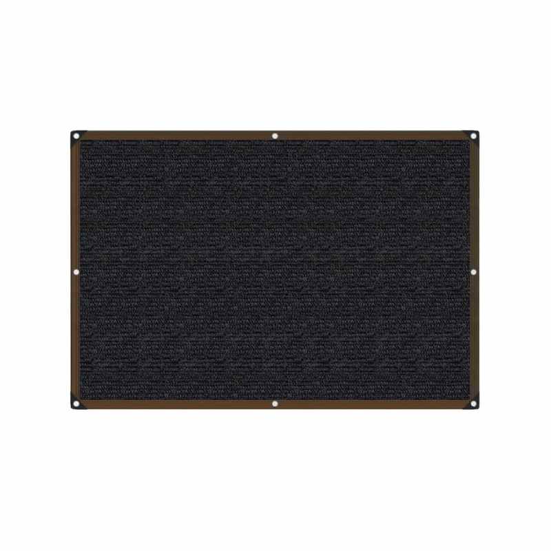 Voile d'ombrage 6x4 Noir / 6mx4m / Œillets