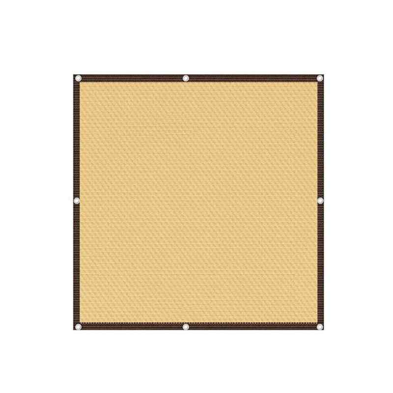 Voile d'ombrage carré 4x4 Beige / 4x4m / Œillets en laiton