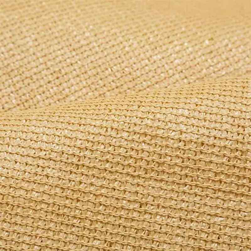 Voile d'ombrage carré 4x4 Beige / 4x4m / Œillets en laiton