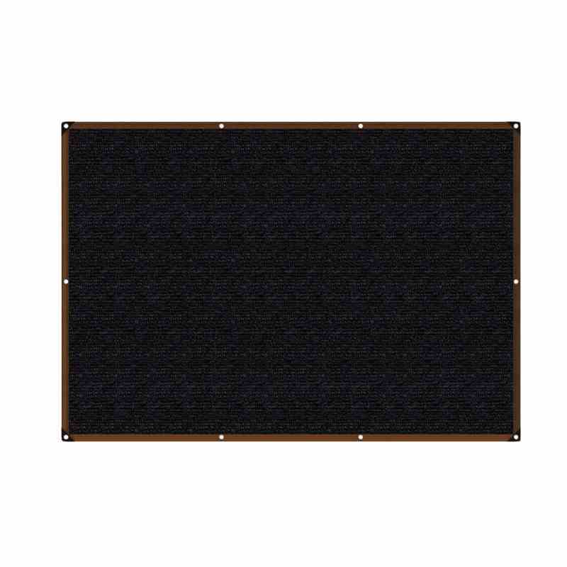 Voile d'ombrage pour serres Noir / 2mx4m