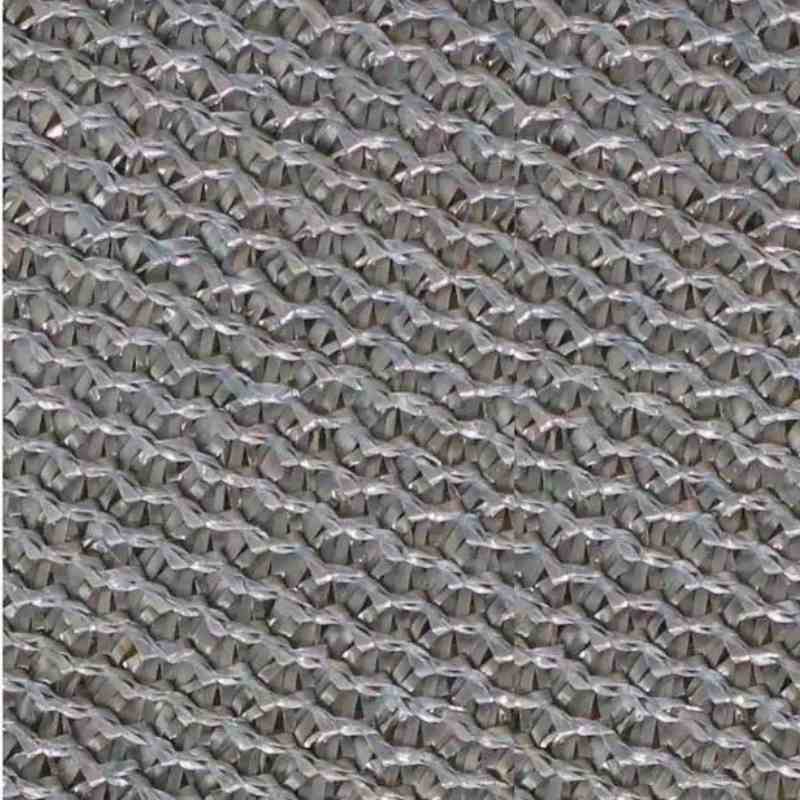 Voile d'ombrage rectangulaire 5x4 Gris / 5mx4m / Œillets en laiton