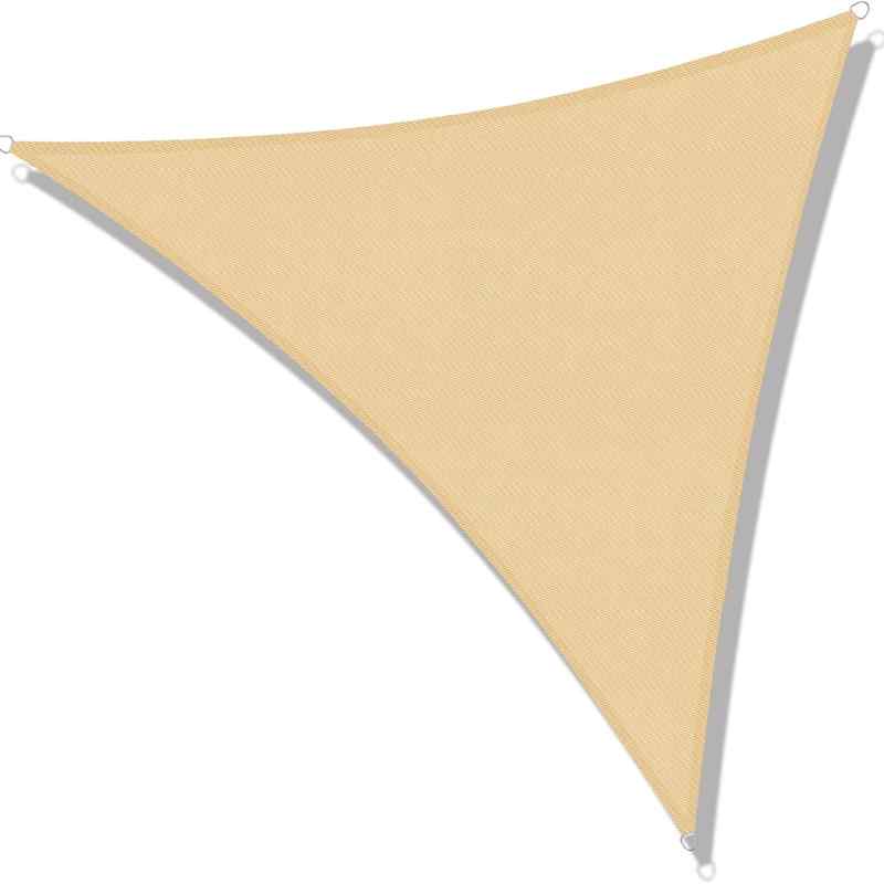 Voile d'ombrage triangulaire 5x5x5 Beige / 5x5x5m