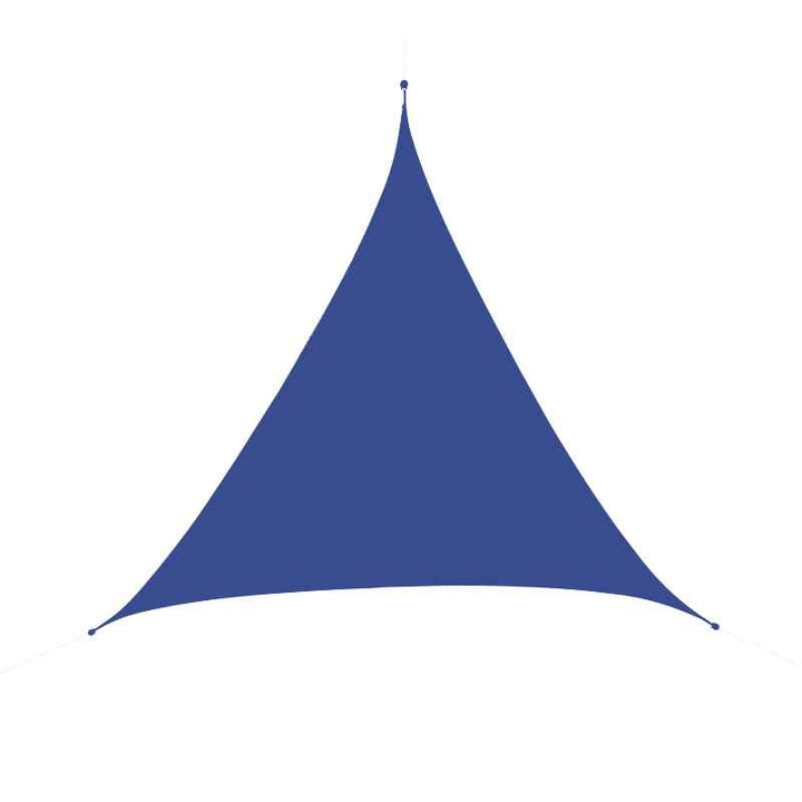 Voile d'ombrage triangulaire imperméable Bleu roi / 3x3x3m